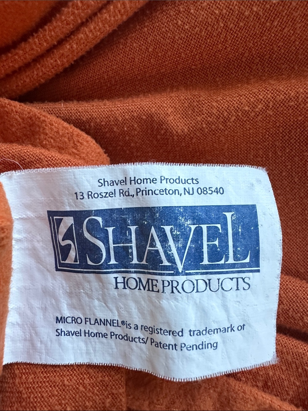 Shavel Orange Blanket for Twin Ex Bed - Picture 2 of 3